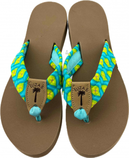 Petalmania aqua back and toe tan eb